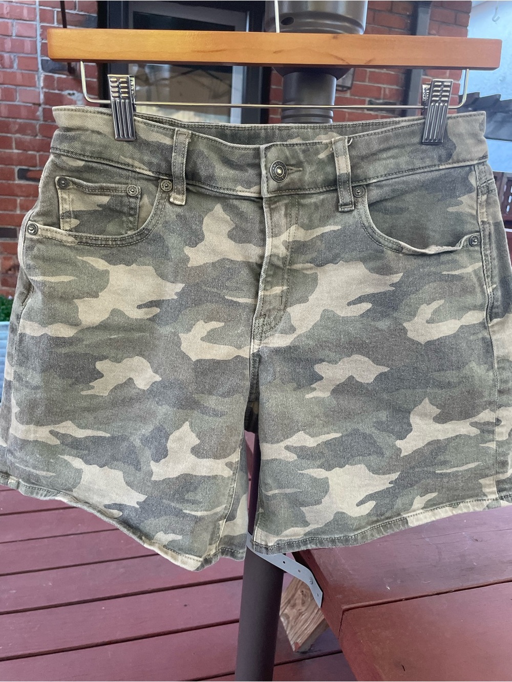 American Eagle Outfitters Camo Jean Shorts
